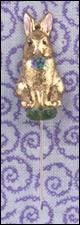 JNCGP28 Bright Bunny Charm Garden Pin JNCGP28 Bright Bunny Charm Garden Pin