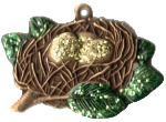 Christmas Nest Charm - available only with pattern