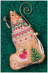 JN313 Gingerbread Mouse Fairy Stocking JN313 Gingerbread Mouse Fairy Stocking