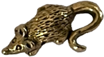 Just Nan Gold Mouse Bead Just Nan Gold Mouse Bead