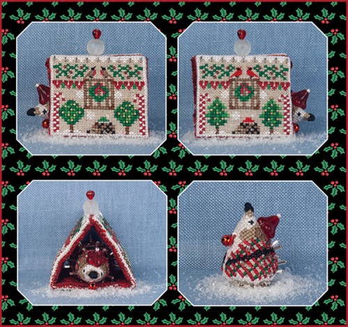 JN346 Hedgehog Santa House 