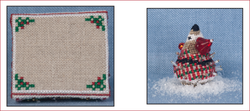 Bottom of Hedgehog Santa House and Hedgehog Santa