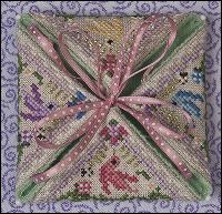 JN282 • Summer in the Meadow - May be framed or finished as needle case JN282 • Summer in the Meadow - May be framed or finished as needle case