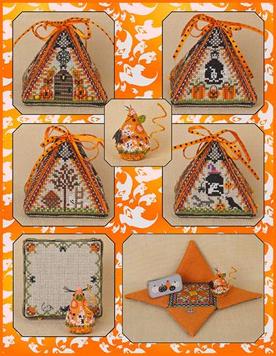 JN297LE Haunted Autumn Mouse in a House JN297LE Haunted Autumn Mouse in a House