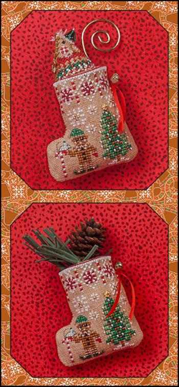 JN304 Gingerbread Mouse Elf Stocking JN304 Gingerbread Mouse Elf Stocking
