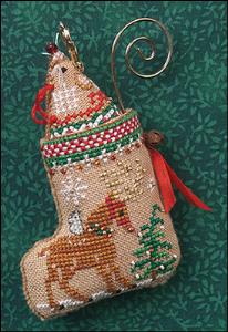 JN305 Gingerbread Mouse Reindeer Stocking JN305 Gingerbread Mouse Reindeer Stocking