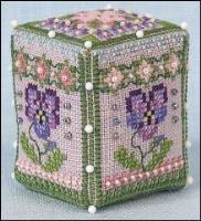 JN322 Pansy Rose Cube