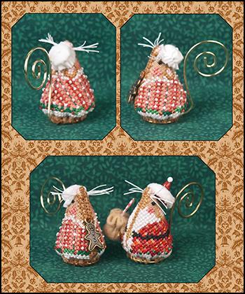 JNLEGMSM Gingerbread Mrs Santa Mouse - 2017 Christmas Ornament