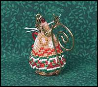 JNLEGRM • Gingerbread Reindeer Mouse Back View