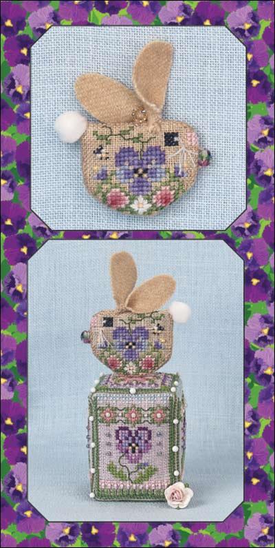 JNLEPB Pansy Bunny Ornament - Click for Details