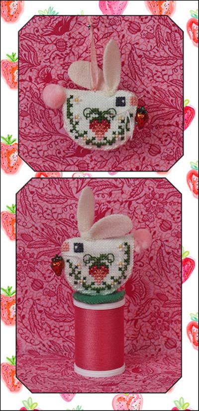 JNLESB • Strawberry Bunny Limited Edition Exclusive Ornament JNLESB • Strawberry Bunny Limited Edition Exclusive Ornament