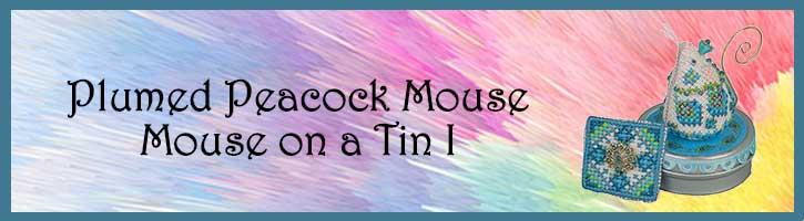 Plumed Peacock Mouse • Click for details on our new Mouse on a Tin Series