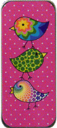 NST01 Pink Flirty Birds Needle Slide NST01 Pink Flirty Birds Needle Slide